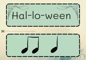 Vorschau - Spiele - Halloween Rhythmuskarten Musikspiel | Freebie - Seite 3