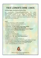 Vorschau - Poster - Freie Lernorte ohne Chaos | Churermodell · Lernortkarten · Klassenmanagement - Seite 1