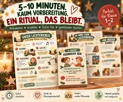 Vorschau - Bildkarten - Advent in 5 Minuten – Ein kleines Adventsritual für Klasse 1–2 - Seite 1