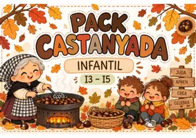 Vista previa - Hojas de trabajo - PACK CASTANYADA 🍂🌰 activitats per gaudir i aprendre a Infantil - Portada