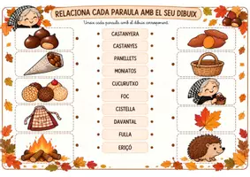 Vista previa - Hojas de trabajo - PACK CASTANYADA 🍂🌰 activitats per gaudir i aprendre a Infantil - página 2