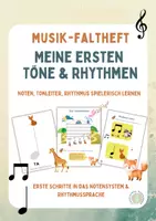 Vorschau - Arbeitsblätter - Erste Töne & Rhythmen lernen | Musikunterricht Noten leicht gemacht | - Deckblatt