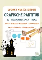Vorschau - Stundenentwürfe - Musikstunde zu " ´The Adams Family" - Deckblatt