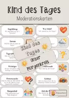 Vorschau - Anderer Materialtyp - Kind des Tages - Moderationskarten - Deckblatt