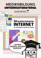 Vorschau - Bildkarten - 56 Gesprächskarten Internet - Medienbildung - Deckblatt