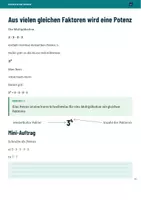 Vorschau - Unterrichtsreihen - Potenzen - Potenzen verstehen - Theorie- und Aufgabenheft inklusive Lösungen - Seite 2
