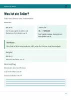 Vorschau - Unterrichtsreihen - Teilbarkeit - Teiler und Vielfache - Theorie- und Arbeitsheft inklusive Lösungen - Seite 3