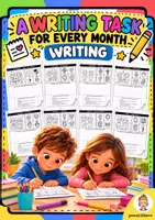 Vista previa - Unidades / Secuencias / Situaciones de Aprendizaje - Writing activities Pack - página 1
