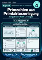 Vorschau - Arbeitsblätter - Primzahlen und Primfaktorzerlegung - Arbeitsheft inklusive Lösungen - Deckblatt