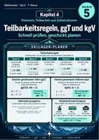 Vorschau - Unterrichtsreihen - Teilbarkeit - ggT und kgV - Theorie- und Arbeitsheft inklusive Lösungen - Deckblatt
