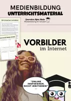 Vorschau - Arbeitsblätter - Vorbilder im Internet - Generation Alpha Media - Deckblatt