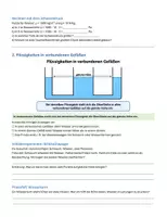 Vorschau - Arbeitsblätter - Arbeitsblatt Hydrostatik Hydraulik Schweredruck Auftrieb Archimedes Schwimmen Schweben Sinken Experiment mit Lösungen - Seite 1