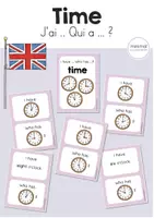 Aperçu - Jeux - time: I have ... Who has ...? (J'ai ... Qui a ...) - Page de couverture