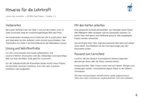 Vorschau - Stationenlernen - In der Schule Erste Sätze lesen Satz Bild Zuordnung - Seite 2