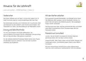Vorschau - Stationenlernen - Auf dem Bauernhof Erste Sätze lesen Satz Bild Zuordnung - Seite 2