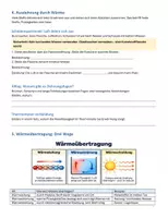 Vorschau - Arbeitsblätter - Arbeitsblatt Wärmelehre Wärme Thermometer Temperatur Wärmeübertragung Wärmeempfinden Ausdehnung Experiment mit Lösungen - Seite 3