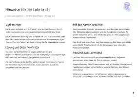 Vorschau - Stationenlernen - Tiere im Meer Erste Sätze lesen Satz Bild Zuordnung - Seite 2