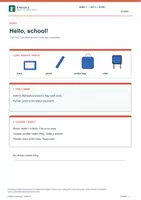 Vorschau - Stundenentwürfe - MORE! 1 Unit 1 (LP 2023) • ENGLIVA START: Time for school – Greetings & School words - Seite 1