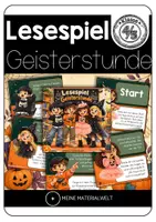 Vorschau - Spiele - Halloween-Lesespiel: Geisterstunde Klasse 4/5 - Deckblatt