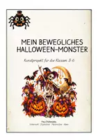 Vorschau - Unterrichtsreihen - Bewegliches Halloween-Monster | Kunst 3–6 - Deckblatt