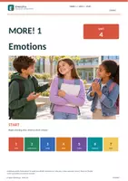 Vorschau - Stundenentwürfe - MORE! 1 Unit 4 (LP 2023) • ENGLIVA START: Emotions – Bildgestützter Einstieg (Feelings) - Deckblatt