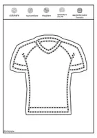 anteprima - Materiale per pittura e bricolage - Calcio: disegni da bucherellare per decorare le finestre - Pagina 1