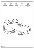 anteprima - Materiale per pittura e bricolage - Calcio: disegni da bucherellare per decorare le finestre - Pagina 2