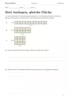 Vorschau - Arbeitsblätter - Fläche und Umfang vergleichen Arbeitsheft Klasse 5–6 - Deckblatt