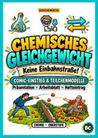 Vorschau - Stundenentwürfe - Chemisches Gleichgewicht – Einstieg & umkehrbare Reaktionen | komplette Unterrichtsstunde Oberstufe mit Arbeitsblatt, Lösungen & Präsentation - Deckblatt