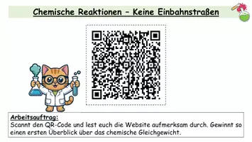 Vorschau - Stundenentwürfe - Chemisches Gleichgewicht – Einstieg & umkehrbare Reaktionen | komplette Unterrichtsstunde Oberstufe mit Arbeitsblatt, Lösungen & Präsentation - Seite 3