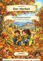 Vorschau - Mal- und Bastelvorlagen - 🍂 Materialpaket Herbst – Lernheft & Mandalas | Die Jahreszeiten entdecken - Seite 1
