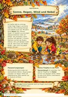 Vorschau - Mal- und Bastelvorlagen - 🍂 Materialpaket Herbst – Lernheft & Mandalas | Die Jahreszeiten entdecken - Seite 3