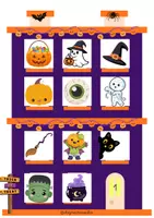 Aperçu - Apprentissages en autonomie - Halloween - discrimination visuelle lampe torche - Page de couverture