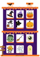Aperçu - Apprentissages en autonomie - Halloween - discrimination visuelle lampe torche - Page 2