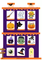 Aperçu - Apprentissages en autonomie - Halloween - discrimination visuelle lampe torche - Page 3