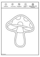 anteprima - Materiale per pittura e bricolage - Autunno: disegni da bucherellare per decorare le finestre - Pagina 1