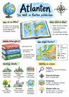 Vorschau - Arbeitsblätter - Lernposter + AB mit Fragen zum Thema "Atlanten" + Lösungsblatt - Deckblatt