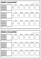 Vorschau - Arbeitsblätter - Regel-challenge: Wochenziele zum Einhalten der Klassenregeln - Seite 2
