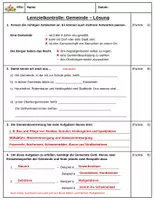 Vorschau - Arbeitsblätter - HSU-Probe "Die Gemeinde/Stadt" (Kl. 3/4) - mit Lösung! - Seite 2