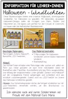 Vorschau - Mal- und Bastelvorlagen - Halloween Basteln – Bastelprojekt, Bastelvorlagen, Bastelideen, Halloweendeko, Klassendeko, Kunstunterricht, Fensterdeko, Windlichter | Bastelpaket, Mal- und Bastelvorlagen, Klasse 3, 4, 5, Grundschule, Sekundarstufe - Seite 2