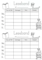 Vorschau - Mal- und Bastelvorlagen - Leseband - Pläne zum Gestalten - Seite 2