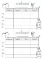 Vorschau - Mal- und Bastelvorlagen - Leseband - Pläne zum Gestalten - Seite 3