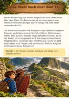 Vorschau - Anderer Materialtyp - Lernheft Machu Picchu – Die Stadt der Inka Geschichte Sachunterricht - Seite 3