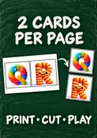 Voorbeeld - 26 alfabetkaarten | Pluizige ABC-kaarten voor leerzame spelletjes voor kleuters | Printbare PDF - Pagina 3