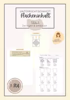Vorschau - Arbeitsblätter - Flächeninhalt | Zerlegen und Umbauen | Einführung - Deckblatt