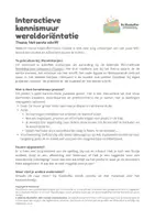 Voorbeeld - Kennismuur - Het eerste schrift - WO - 2de leerjaar - De Klaskoffer 1 - Pagina 1