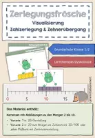 Vorschau - Fördermaterial/Inklusion - Bildkarten zur Visualisierung: Zahlzerlegung & Zehnerübergang ZR 10, ZR 20, ZR 100 - Deckblatt