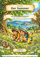 Vorschau - Mal- und Bastelvorlagen - ☀️ Materialpaket Sommer – Lernheft & Mandalas | Die Jahreszeiten entdecken - Seite 1