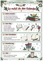 Vorschau - Stundenentwürfe - Deutsch-Adventskalender Klasse 3–4 – Sprachrätsel - Seite 1