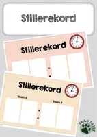 Vorschau - Bildkarten - Classroom Management - Stillerekord - Deckblatt